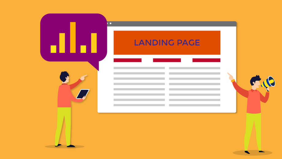 landing page illustratie